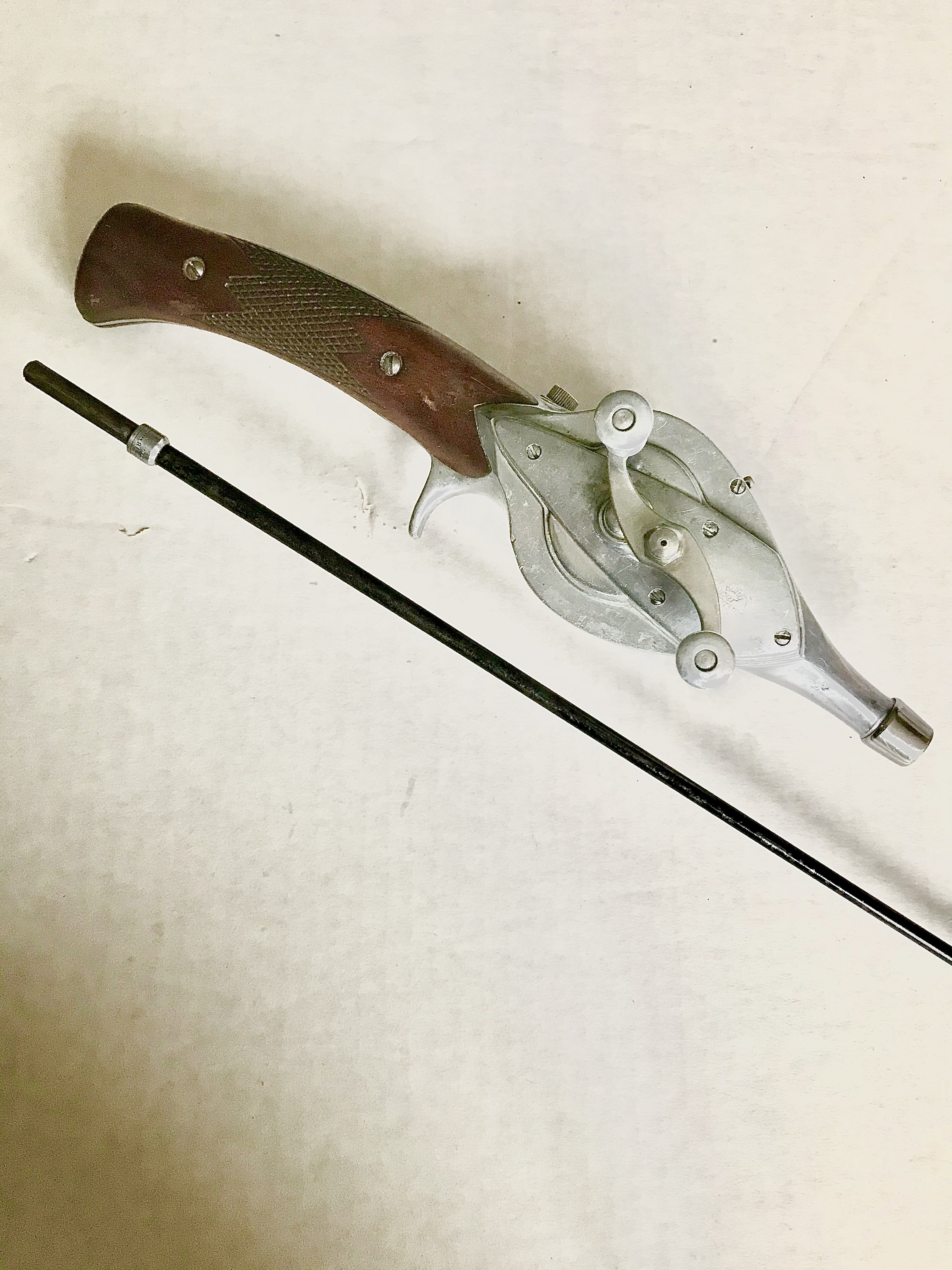 Hurd “Super Caster”W/collared factory steel rod. | The Angling