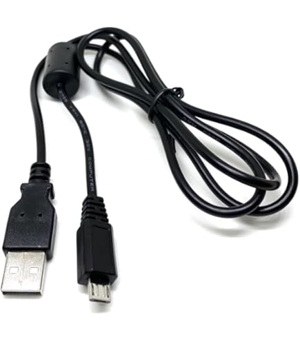 Amazon.co.jp: Xzrucst USB DCバッテリー充電器 データ同期ケーブル