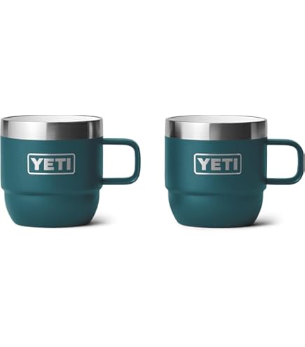 Amazon.co.jp: YETI Rambler 6 oz Stackable Mug, Stainless Steel
