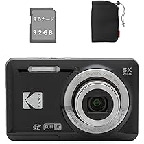 Amazon | コダック コンパクトデジタルカメラ FZ55 充電式 (ブラック