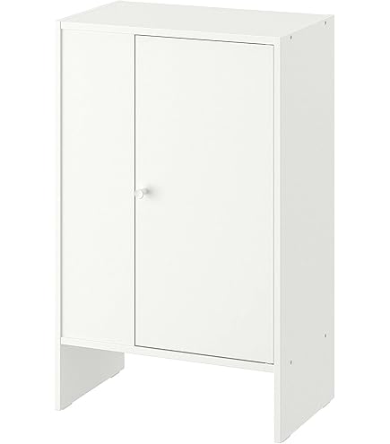 Amazon｜EKET エーケト キャビネット 扉2/棚板1付き, ホワイト 803.339