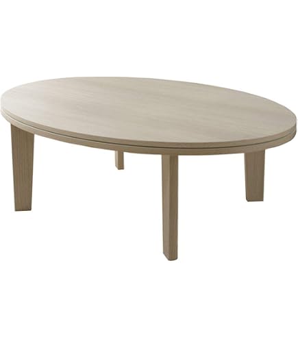 Amazon.co.jp : KEN JAPAN こたつ 楕円形 105 こたつテーブル 105×70cm