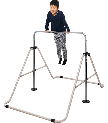 Amazon | 【受注生産品】鉄棒 体育館用 低鉄棒 幅1800mm 高さ調整 体育