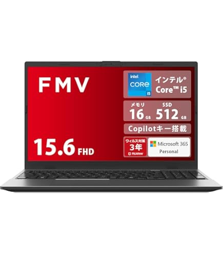 Amazon.co.jp: Fujitsu FMV LIFEBOOK AH50/H3 FMVA50H3B Laptop