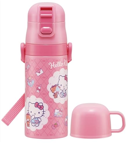 Amazon | しなこちゃん そこまで洗える3WAY キッズボトル 600ml 水筒
