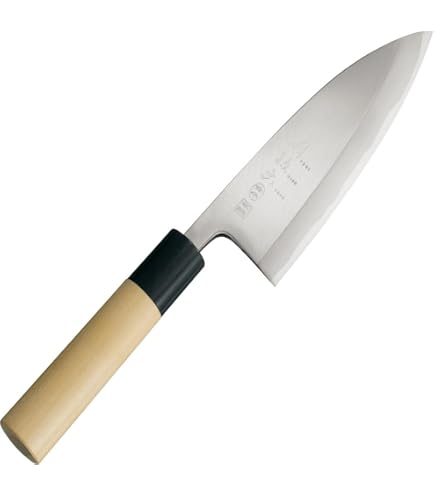 Amazon｜堺一文字吉國 日本製 出刃 包丁 120mm 白二鋼 木柄 堺の包丁