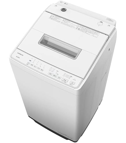 Amazon | 日立 全自動洗濯機 7kg BW-G70H W ホワイト インバーター