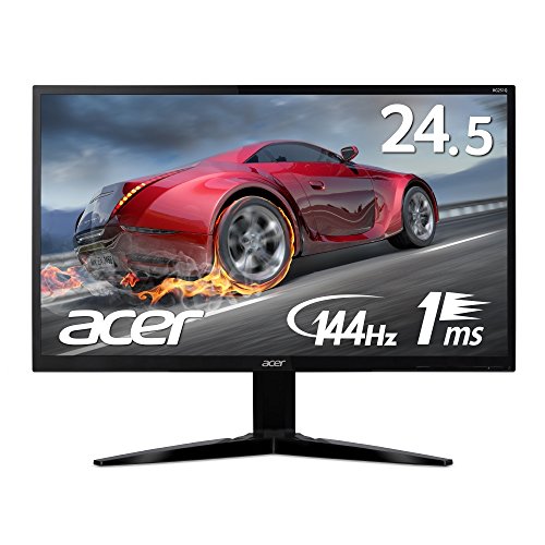 Acerの 24.5型 ゲーミング液晶モニター フルHD 144Hz 1ms