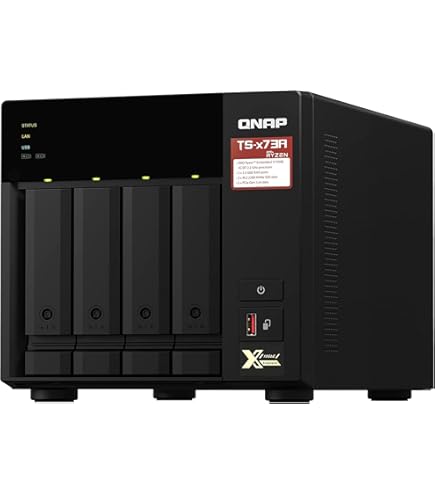 Amazon.co.jp: QNAP NAS [TS-473A 単体 メモリー 8GB] : パソコン