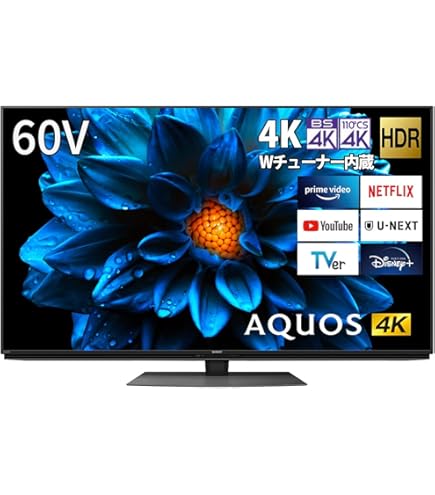 Amazon | シャープ 60V型 4K 液晶テレビ AQUOS 4K LC-60US30 | テレビ 通販
