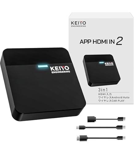 Amazon.co.jp: KEIYO【APP HDMI IN】HDMIマルチメディアアダプター