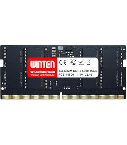 Amazon.co.jp: Samsung 16GB DDR5 5600MHz PC5-44800 CL46 SODIMM 1Rx8