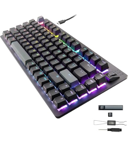 ATK RS7 ラピットトリガーゲーミングキーボード xtrfyマウスパッド付き