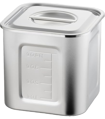 Amazon｜赤川器物製作所 AG 21-0 目盛付 角型キッチンポット 16.5cm