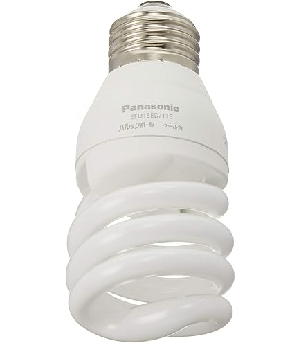 Amazon | パナソニック コンパクトスパイラル蛍光灯 15W 3波長形電球色