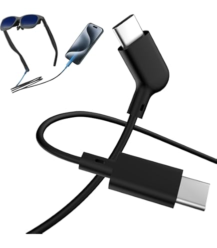 Amazon.co.jp: XREAL C-Cケーブル 0.8m 2フィート USB-C - USB-C - USB