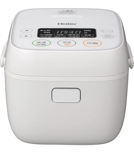Amazon | ハイアール ひとり暮らし向け炊飯器 (ホワイト) JJ-M32A-W