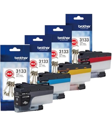 Amazon.co.jp: 【純正品】ブラザー インクカートリッジ LC3133 大容量