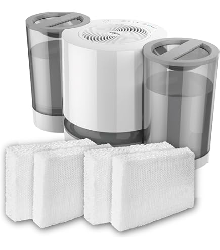 Amazon.co.jp: ボルネード 気化式加湿器 サーキュレータ搭載 35畳 大