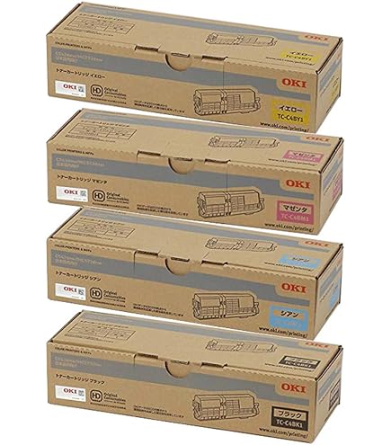 Amazon | [ セット品 ] OKI 純正 TC-C4A2 トナーカートリッジ 4色 (大