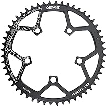 Amazon | DJC バイク チェーンリング 110BCD ラウンド ロード バイク