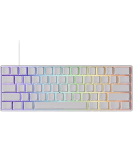 Amazon.co.jp: USB-C Ducky One 2 Mini Pure White RGB 60% version 銀