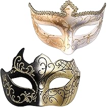 Amazon.co.jp: Archnote 仮面 ベネチアンマスク 仮面舞踏会 マスク お