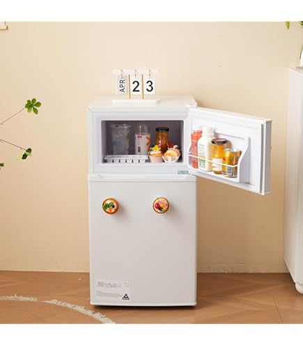 Amazon | Kismile 小型冷蔵庫 87L 冷凍庫付き 2ドア 両開き コンパクト