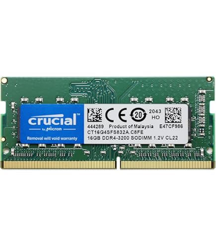 Amazon | Crucial ノートPC用増設メモリ 32GB(16GBx2枚) DDR4 3200MT/s
