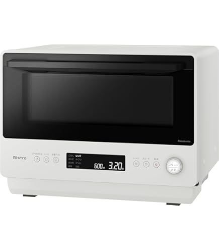 Amazon | パナソニック スチームオーブンレンジ ビストロ 26L ホワイト
