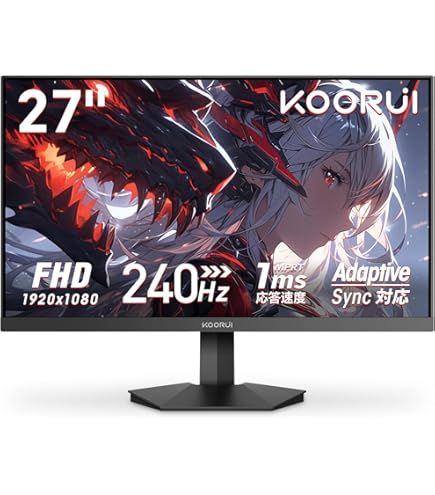 Amazon.co.jp: VG278QR-R 27型 フルHDゲーミングディスプレイ ピボット