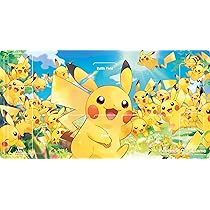 Amazon | ポケモンカードゲーム ラバープレイマット ピカチュウ大集合