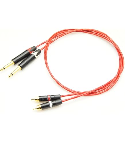 Amazon | BELDEN 88760 TS(フォン)-RCA 2本ペア 変換ケーブル (0.5m