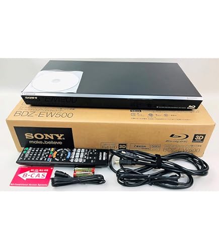 Amazon | SONY 500GB 1チューナー ブルーレイレコーダー ブラック BDZ