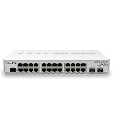 Amazon.com: Mikrotik CSS326-24G-2S+RM 24-Port gigabit Managed