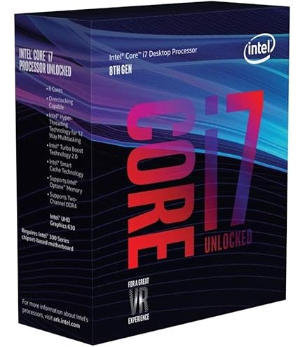 Amazon.com: Intel Core i7-8700K Desktop Processor 6 Cores up to