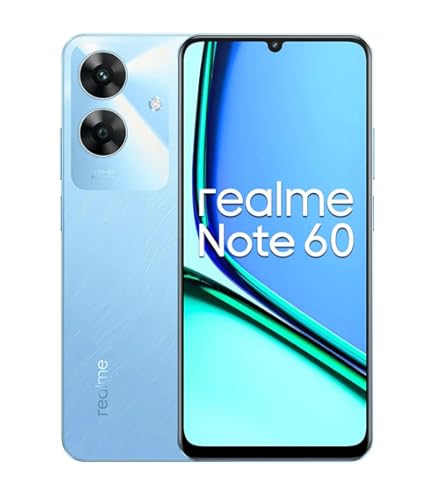 Celular Realme Note 60 RMX3933 4 GB de RAM/256 GB/UNISOC T612 Octa