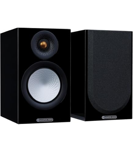 Amazon.com: Monitor Audio Silver 100 New 7G in Black Gloss (Pair