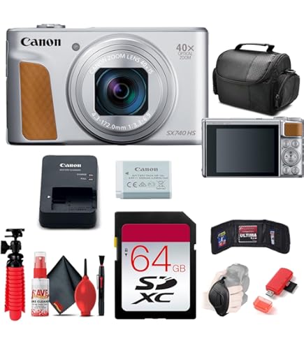 Amazon.com : Canon PowerShot SX 740 HS (Silver) - International