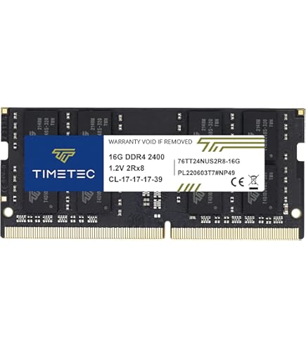 16GB DDR4 PC4-19200 2400MHz 260PIN SO DIMM 2RX8 MEMORY MADE BY