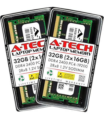 A-Tech 32GB (2x16GB) DDR4 2666MHz PC4-21300 (PC4-2666V) CL19