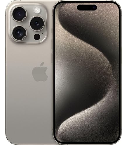 Amazon.com: Apple iPhone 15 Pro, 256GB, Natural Titanium - Verizon