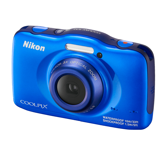 Nikon COOLPIX S32 Blue | Point & Shoot Cameras | Nikon USA