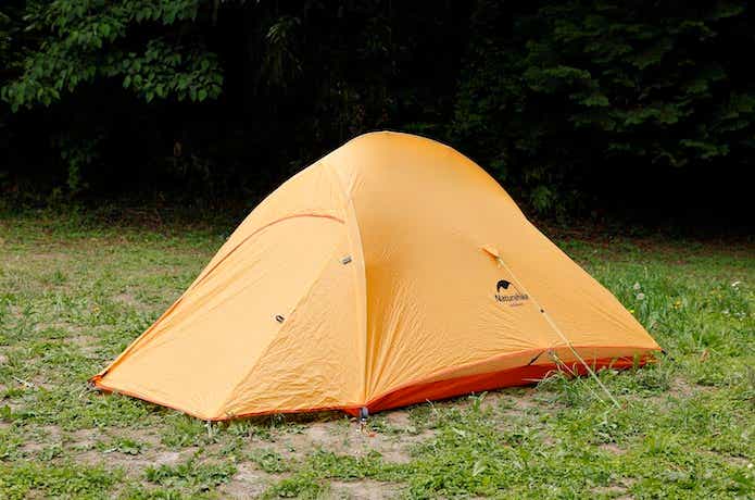 設営レビュー】ネイチャーハイク「クラウドアップ2」を実際に使った