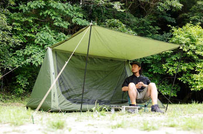 設営レビュー】ワンティグリス「スーパーシェルター」を実際に使った