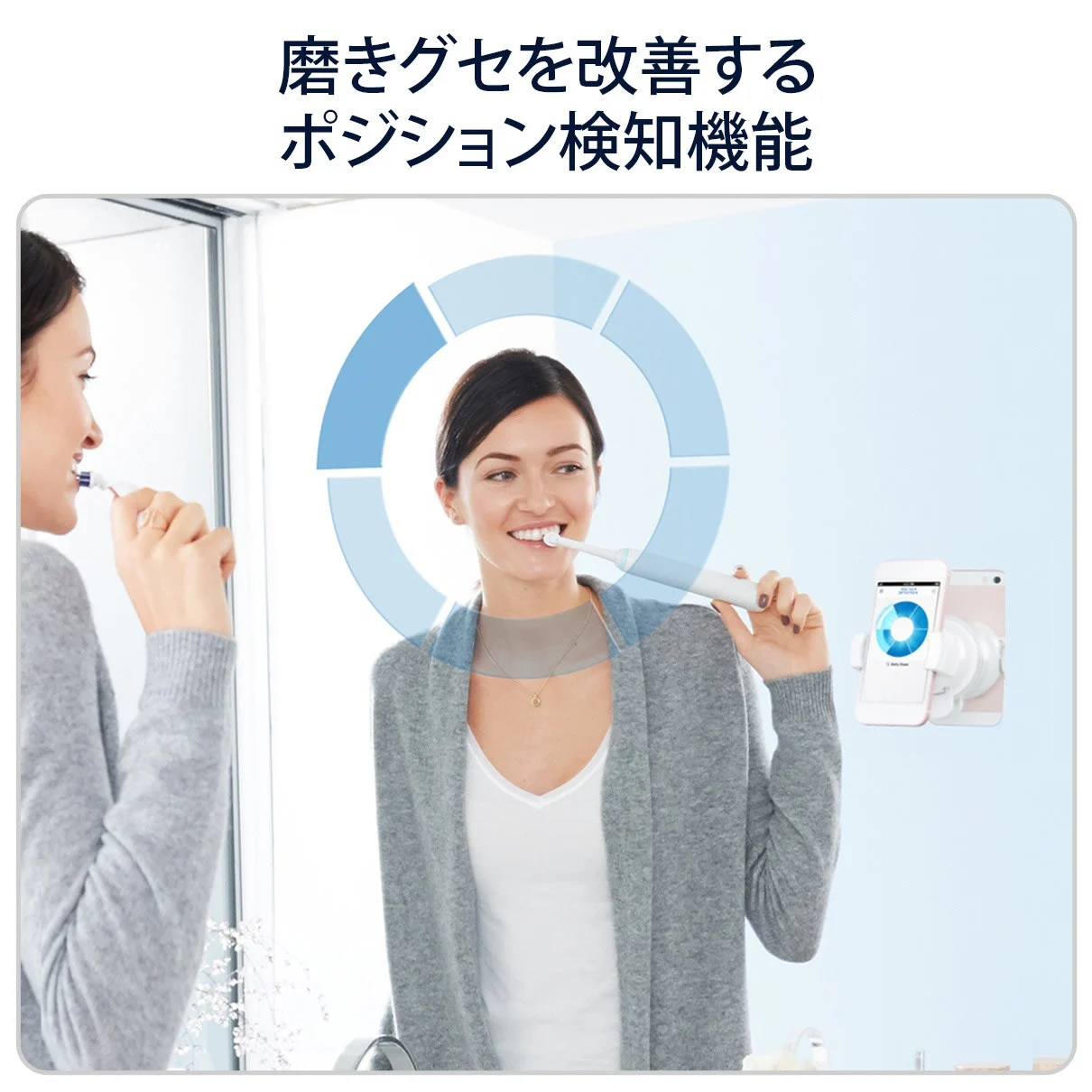 ジーニアス9000 ホワイト｜電動歯ブラシ【ブラウンオーラルB】