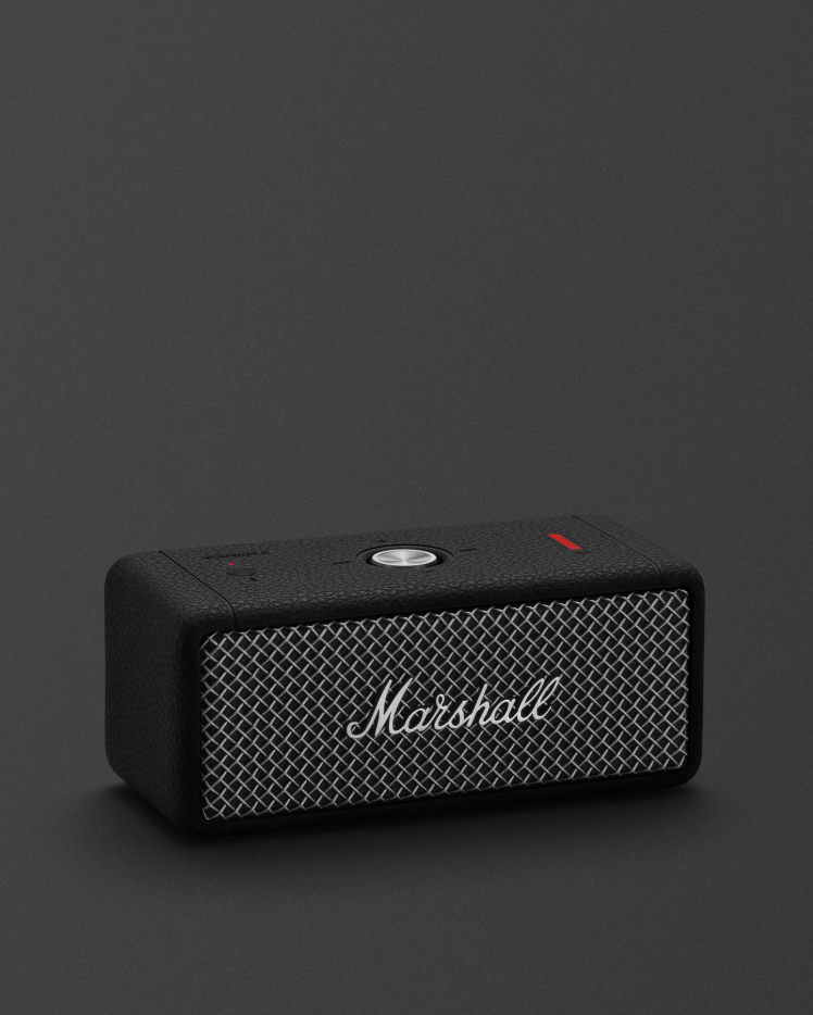 Emberton II Black and Steel - ポータブルスピーカー | Marshall.com