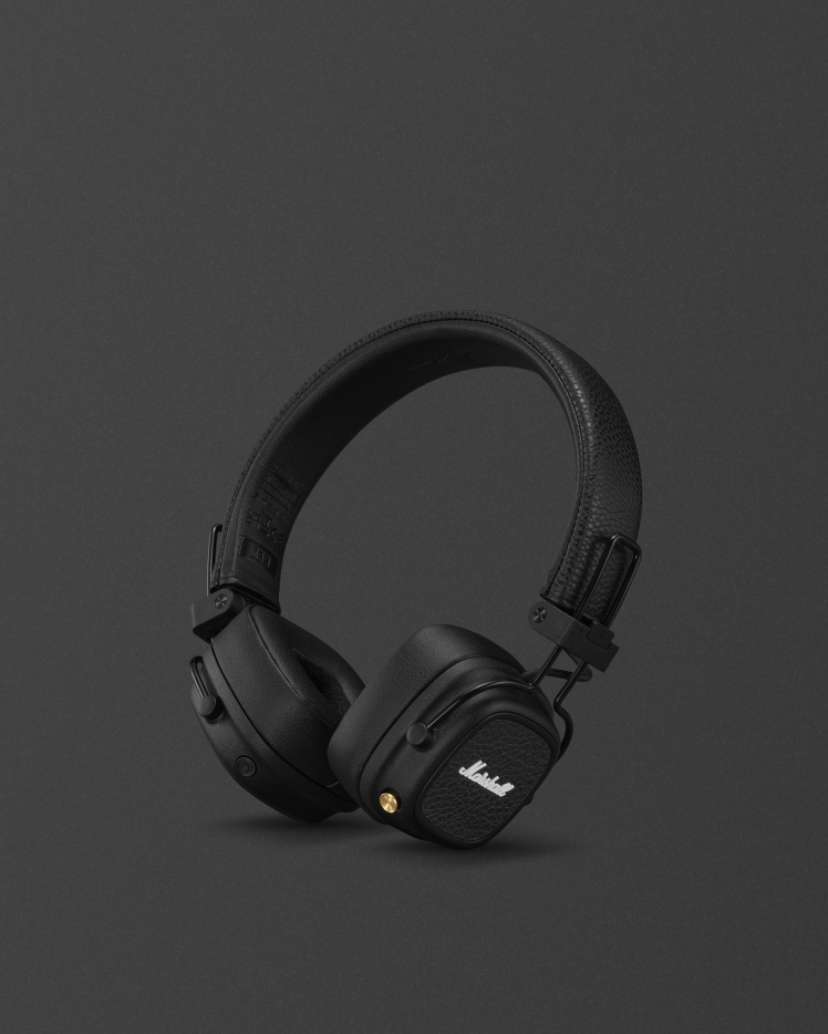 Major V Black - オンイヤーヘッドホン | Marshall.com