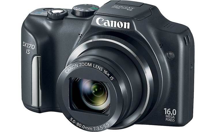 Canon PowerShot SX170 IS (Black) 16-megapixel digital camera with