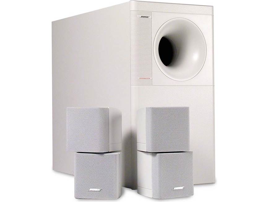 Bose® Acoustimass® 5 Series III speaker system (White) (White) at